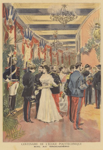 Ball at the Trocadero to celebrate the centenary of the Ecole Polytechnique by French School